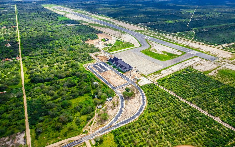 Aeroporto de Jericoacoara, no CearÃ¡, passa por processo de internacionalizaÃ§Ã£o. (Foto: DivulgaÃ§Ã£o/Departamento Estadual de Rodovias)