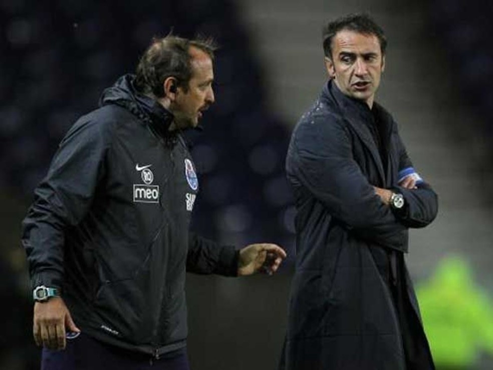 Rui Quinta e V&iacute;tor Pereira foram bicampe&otilde;es no Porto &mdash; Foto: Reprodu&ccedil;&atilde;o/Record