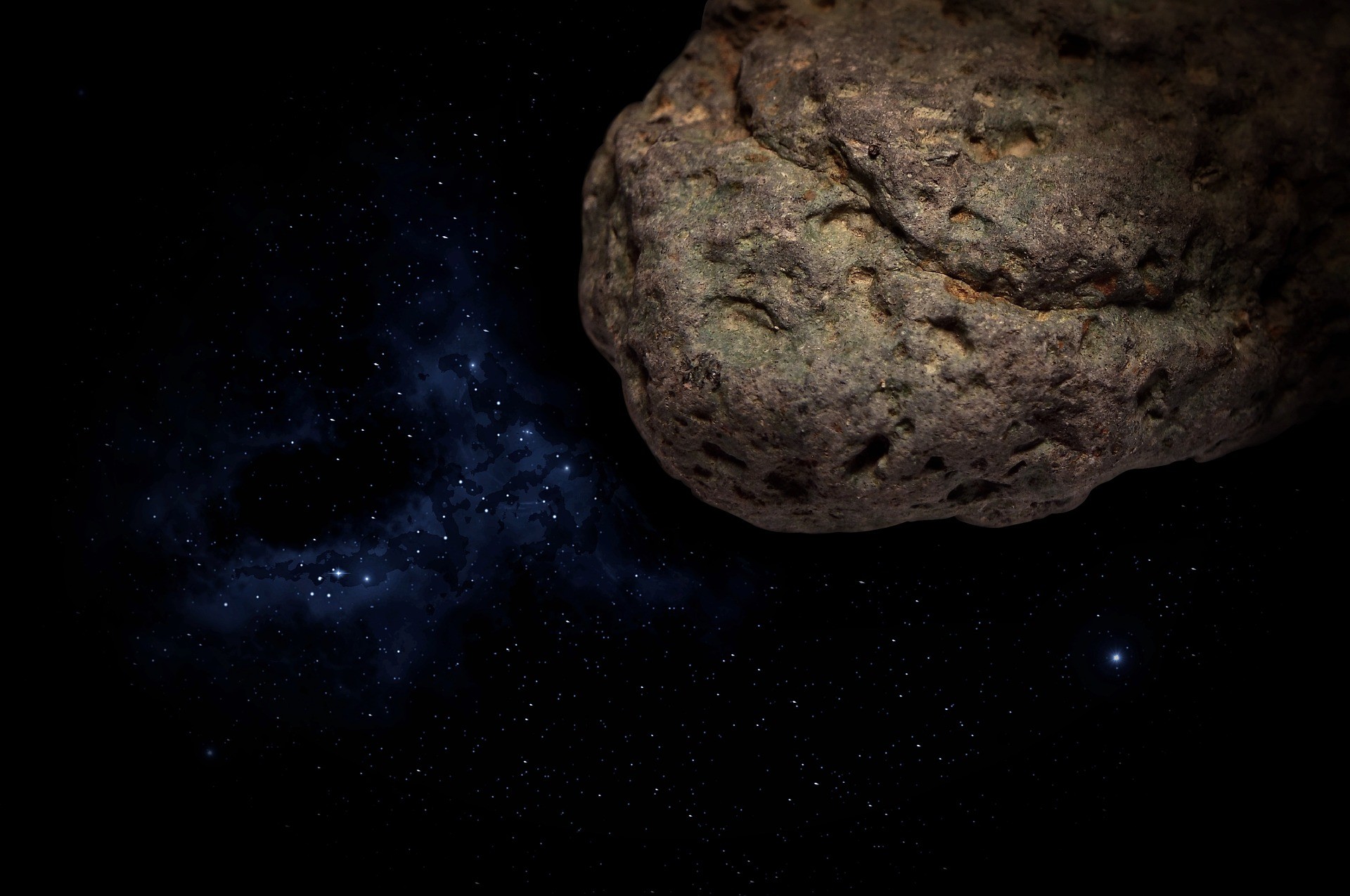 Imagens de um asteroide (Foto: pixabay)