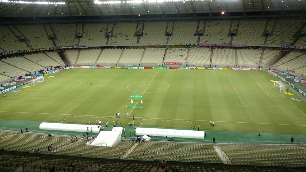 Partida de ida da final da SÃ©rie D acontece na segunda-feira, na Arena CastelÃ£o (Foto: Juscelino Filho)
