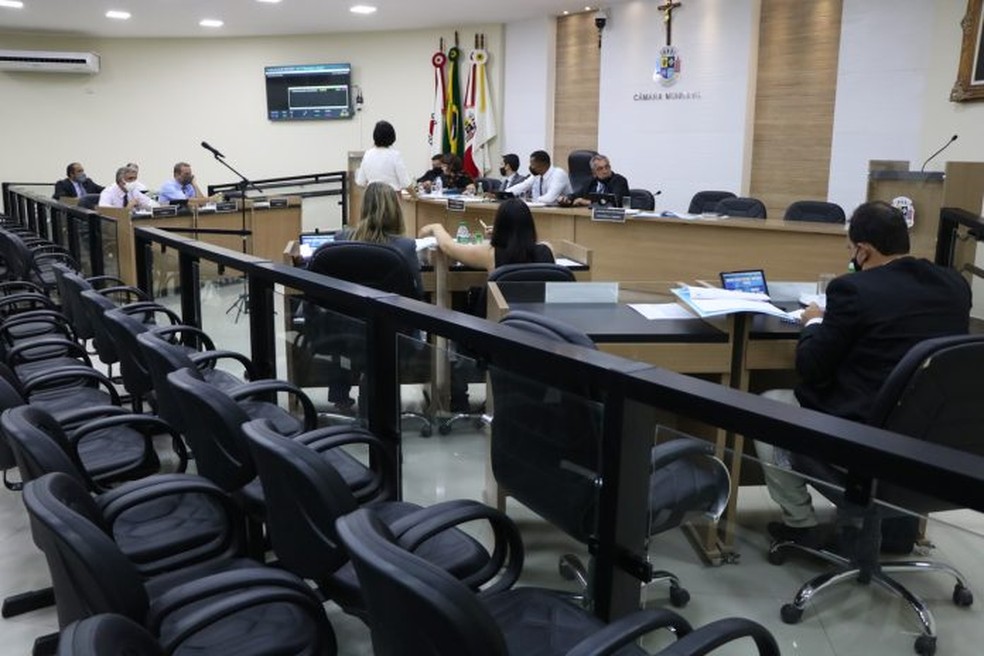 Projeto do auxílio foi aprovado pela Câmara Municipal em São Lourenço (MG) — Foto: Reprodução/EPTV