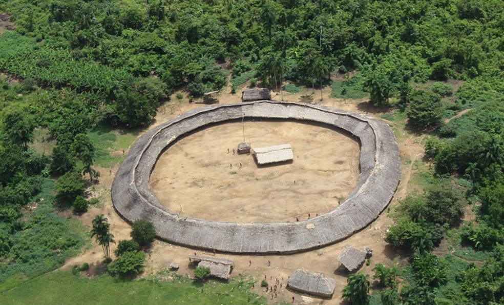  Cerca de 27 mil indígenas vivem na Terra Indígena Yanomami — Foto: Reprodução/ Hutukara Associação Yanomami 