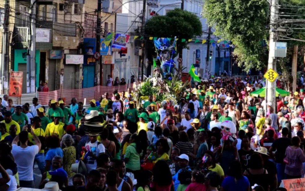Em 2 de julho, baianos comemoram a expulsão das tropas portuguesas e a independência do Estado — Foto: Divulgação/Fundação Gregório de Mattos