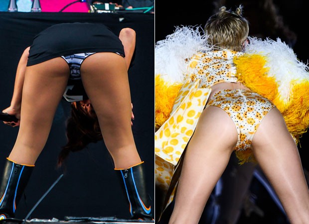 Anitta fez a mesma pose ousada que Miley Cyrus (Foto: Foto Rio News)
