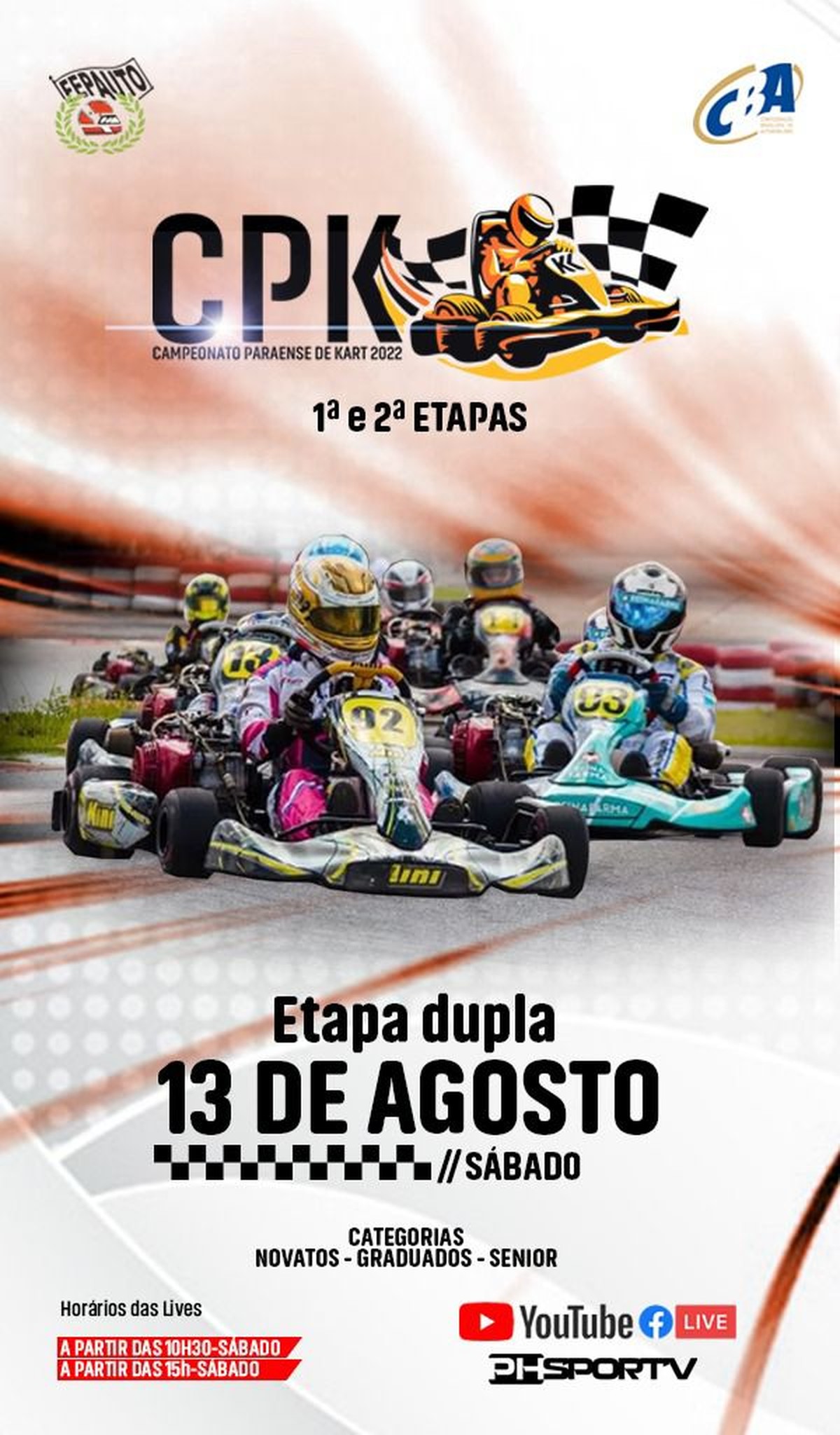 Campeonato Paraense de Kart 2022 começa no próximo sábado pa ge