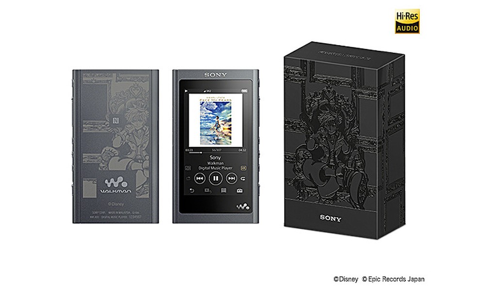 Walkman NW-A55 especial Kingdom Hearts 3 é o mais novo da linha — Foto: Divulgação/Sony