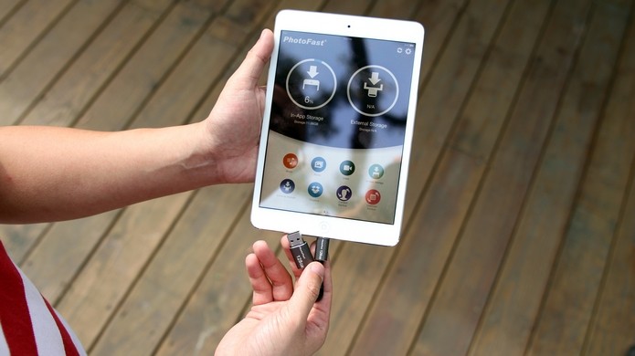 Gadget conta com aplicativo para genrenciar arquivos no iOS (Foto: Divulgação)