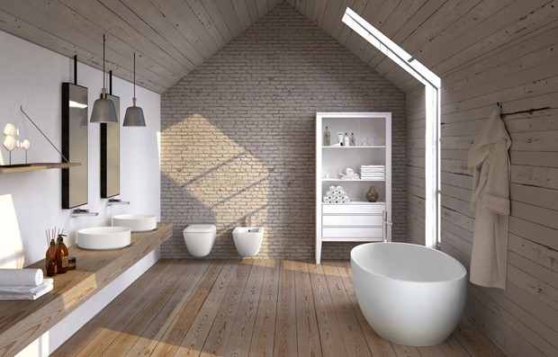 13 banheiros neutros com acabamentos elegantes (Foto: Divulgação)
