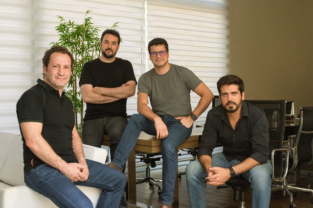 Guga Stocco, Giancarlo Baroni, Eduardo Zaidan e Fabio Fakri, fundadores da Squadra Venture