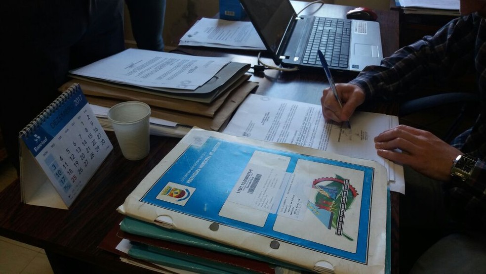 Mandados foram cumpridos em Alpestre após investigação sobre propina (Foto: Divulgação/MP)