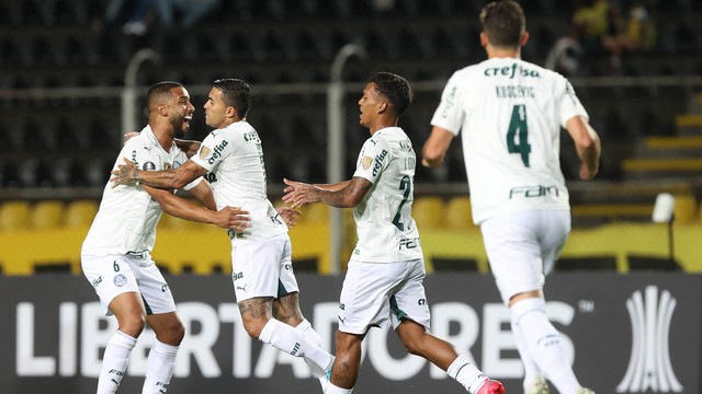 Gol de Dudu em Deportivo Táchira x Palmeiras