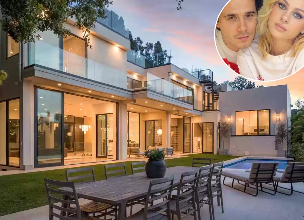 Brooklyn Beckham e Nicola Peltz vendem mansão em Beverly Hills por US $ 11 milhões (Foto: Reprodução / Instagram e Realtor)
