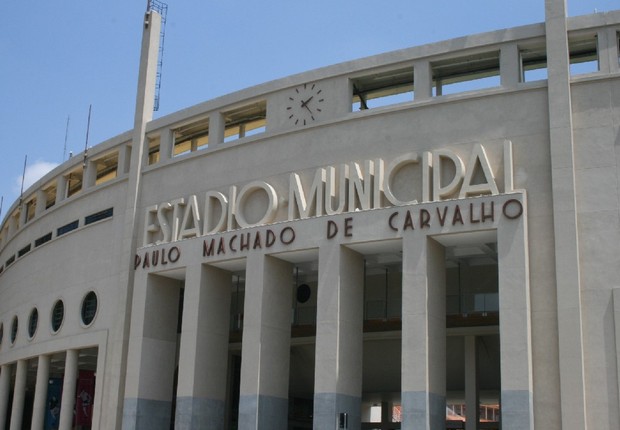 Fachada do Estádio do Pacaembu, em São Paulo (Foto: Wikimedia Commons/Wikipedia)