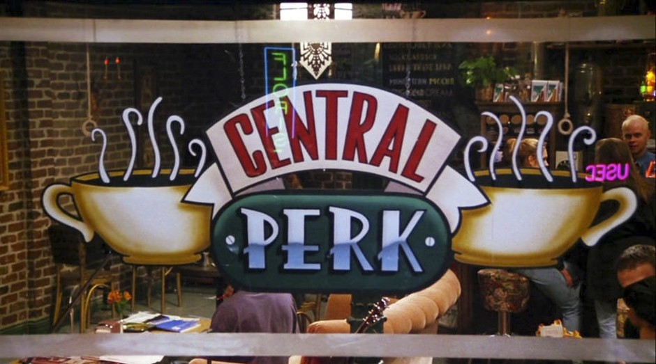  Imagem do Central Perk, cafeteria que funcionava como ponto de encontro no seriado 'Friends' (Foto: Divulgação)