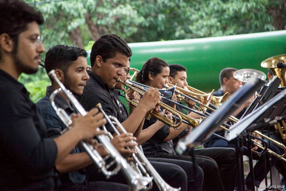 Componentes da Orquestra Filarmônica Professor Ubaldo Medeiros (Foto: Divulgação/Idema)