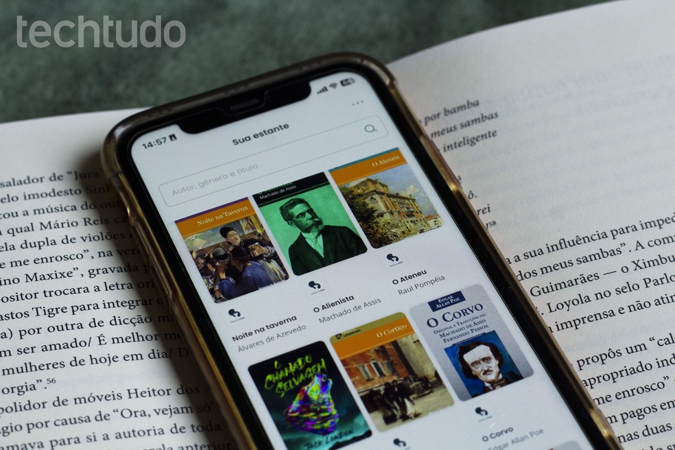 App Skeelo permite ler livros gratuitamente pelo celular; saiba usar — Foto: TechTudo