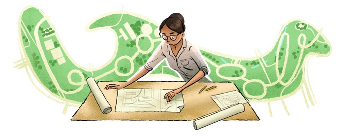 Doodle do Google celebra vida de Lota, arquiteta e urbanista (Reprodução/Google)