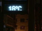 Rio registra o dia mais frio do ano neste outono