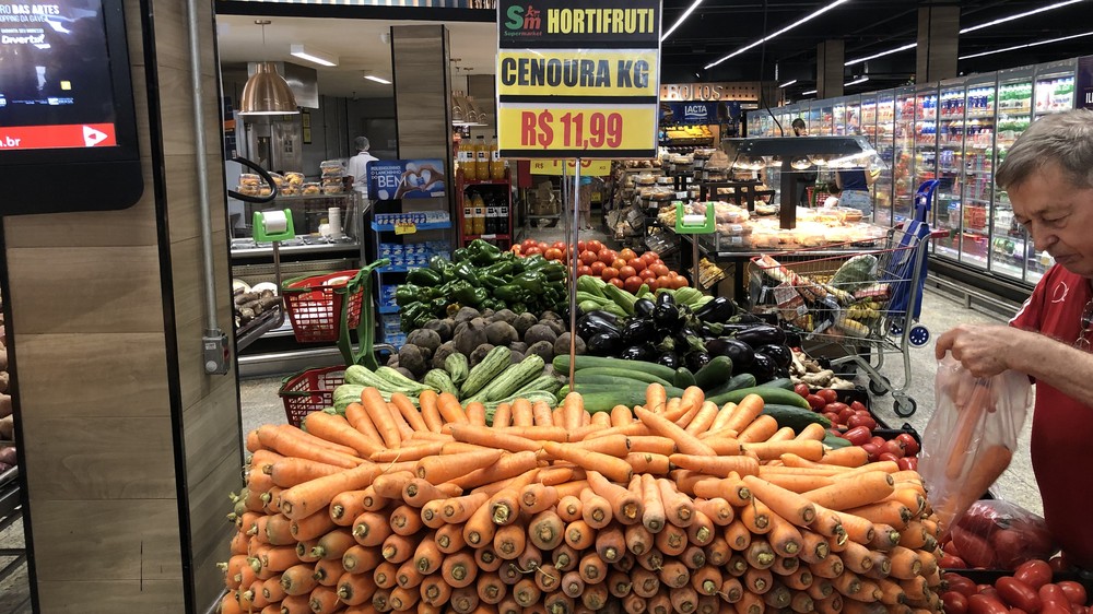 Inflação nos preços dos alimentos