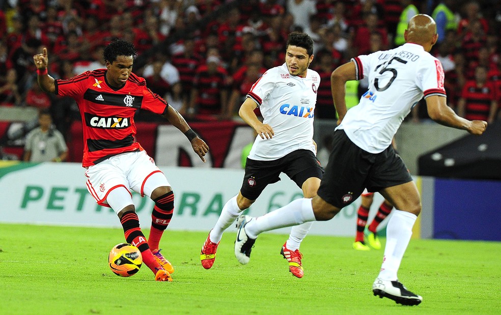 Luiz Antônio na final da Copa do Brasil — Foto: Alexandre Vidal / Flaimagem