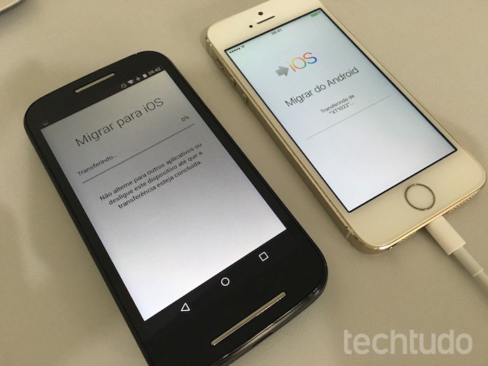 App Move to iOS permite passar dados de Android para iPhone (Foto: Helito Bijora/TechTudo)