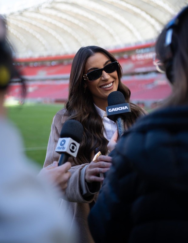 Bianca Andrade palestra para estudantes em Porto Alegre (Foto: Reprodução/Instagram) Bianca Andrade palestra para estudantes em Porto Alegre (Foto: Reprodução/Instagram)