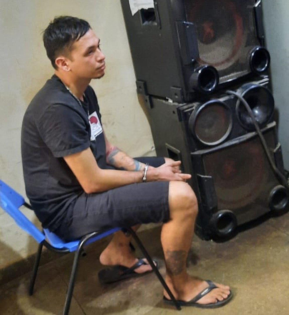 Walter Gonçalves Maciel Filho preso por violência doméstica e suspeita de tráfico der drogas — Foto: Blog do Pião
