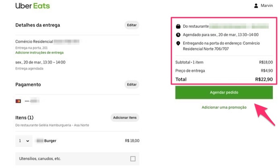 Delivery De Comida Como Pedir No Uber Eats Pela Versao Web Entrega Techtudo