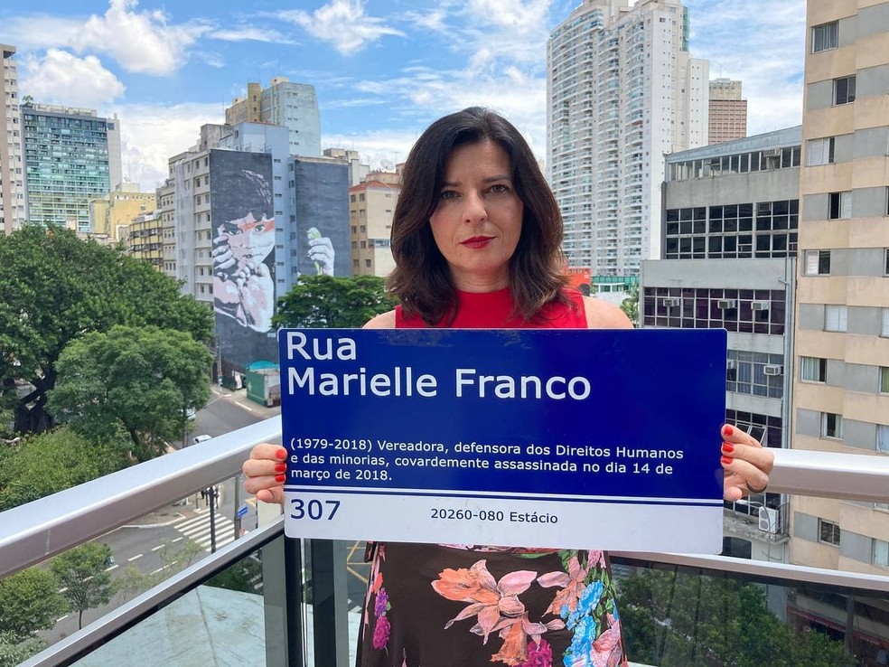 A vereadora Silvia Ferraro, do mandato coletivo da Bancada Feminista do PSOL na Câmara Municipal de São Paulo. — Foto: Acervo pessoal