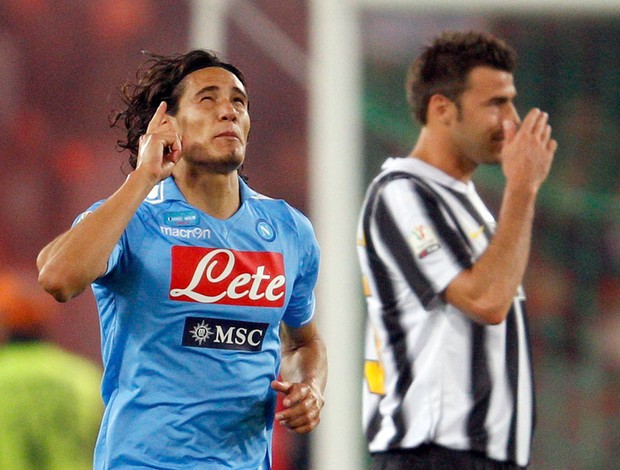 Cavani gol Napoli (Foto: Reuters)
