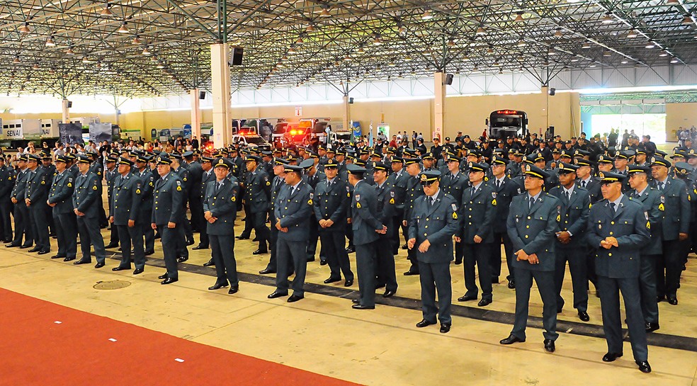 Policiais militares em Mato Grosso do Sul (Foto: Edemir Rodrigues/Subcom-MS)