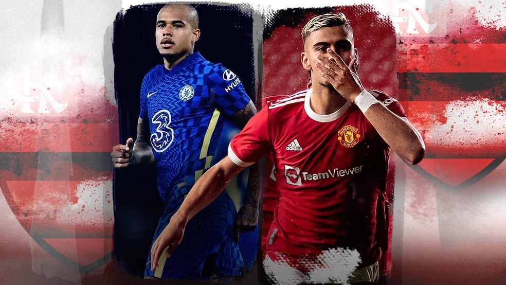 Kenedy e Andreas Pereira, refor&ccedil;os do Flamengo &mdash; Foto: ge