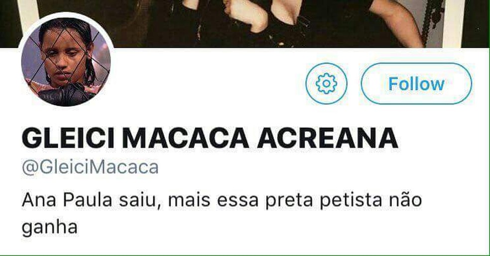 Acreana sofreu ataques racistas na internet (Foto: Reprodução/Twitter)