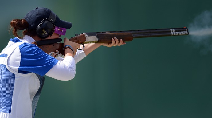 Alessandra Perilli, atiradora de San Marino (Foto: Getty Images)