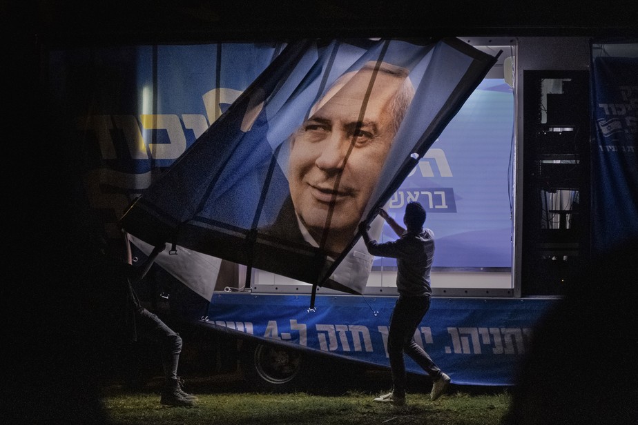 Preparativos para a campanha presidencial de Benjamin Netanyahu em outubro de 2022