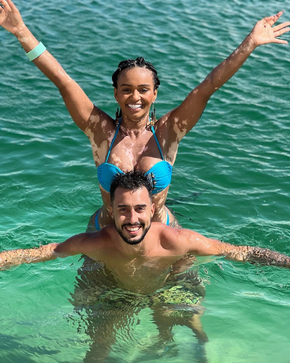 Natlia Deodato e namorado  Foto: Reproduo/Instagram