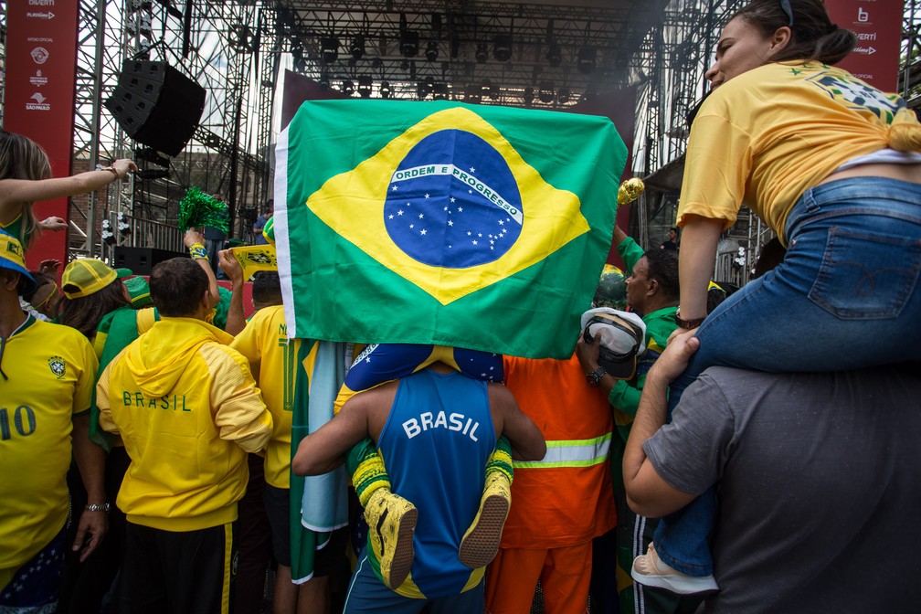 Fim de jogo, Brasil 2 x 0 Costa Rica (Foto: Fábio Tito/G1)
