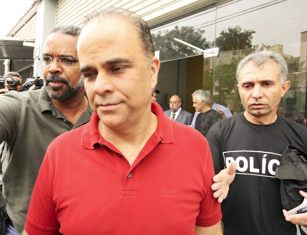 Marcos ValÃ©rio irÃ¡ cumprir regime semiaberto na penitenciÃ¡ria de RibeirÃ£o das Neves â€” Foto: Futura Press