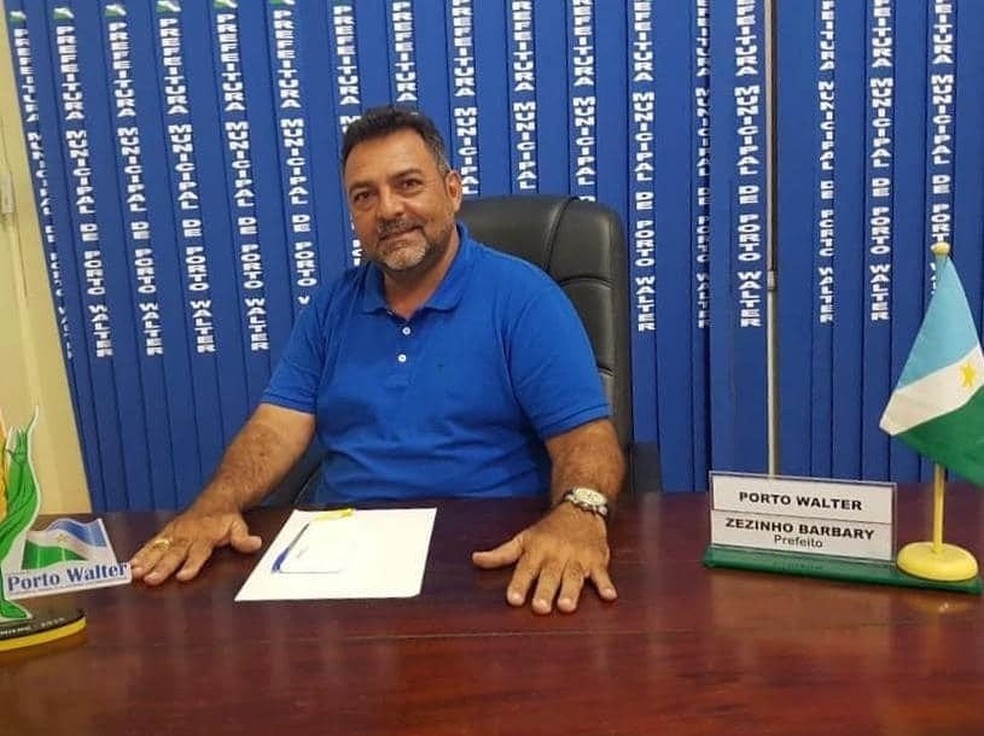 Zezinho Barbary, ex-prefeito de Porto Walter, foi sequestrado na manhã de quarta-feira (28) — Foto: Arquivo pessoal 