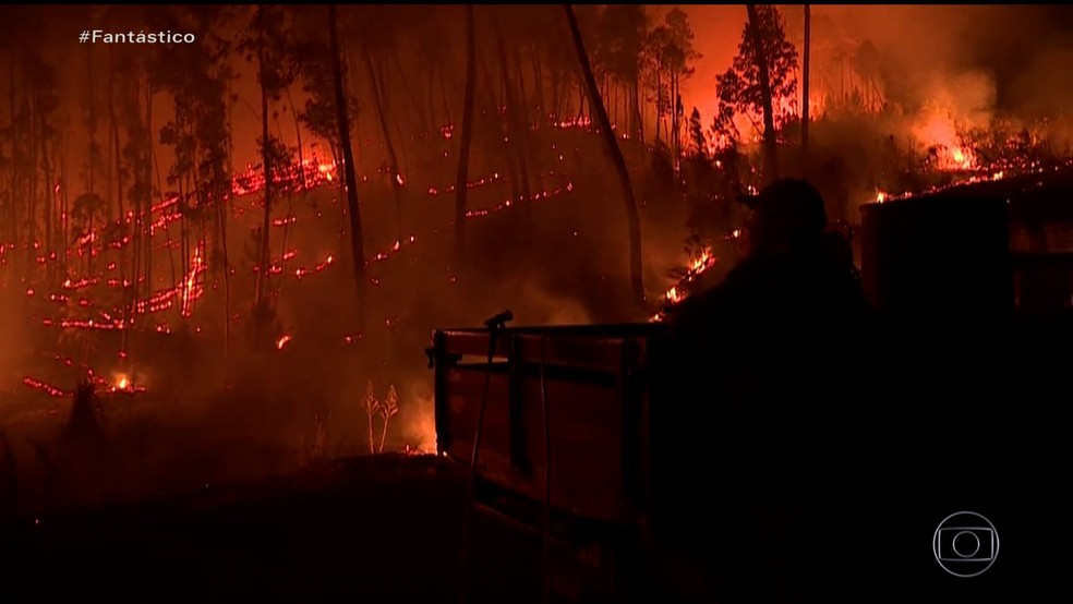 2020 - Incêndios florestais na Sibéria — Foto: Rede Globo