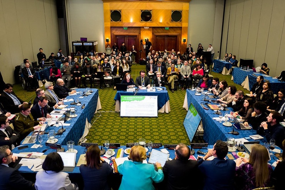Sessão de 2020 da Comissão Interamericana de Direitos Humanos — Foto: Reprodução