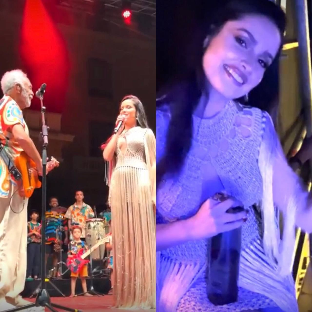 Juliette celebra melhores momentos em show de Gilberto Gil (Foto: Reprodução / Instagram)