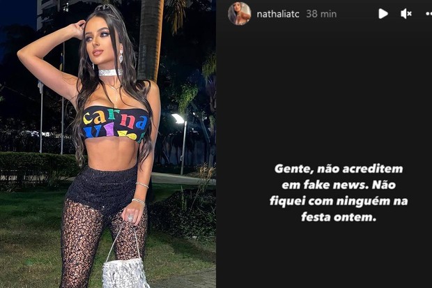 Nathália Castro se pronuncia (Foto: Reprodução/Instagram)
