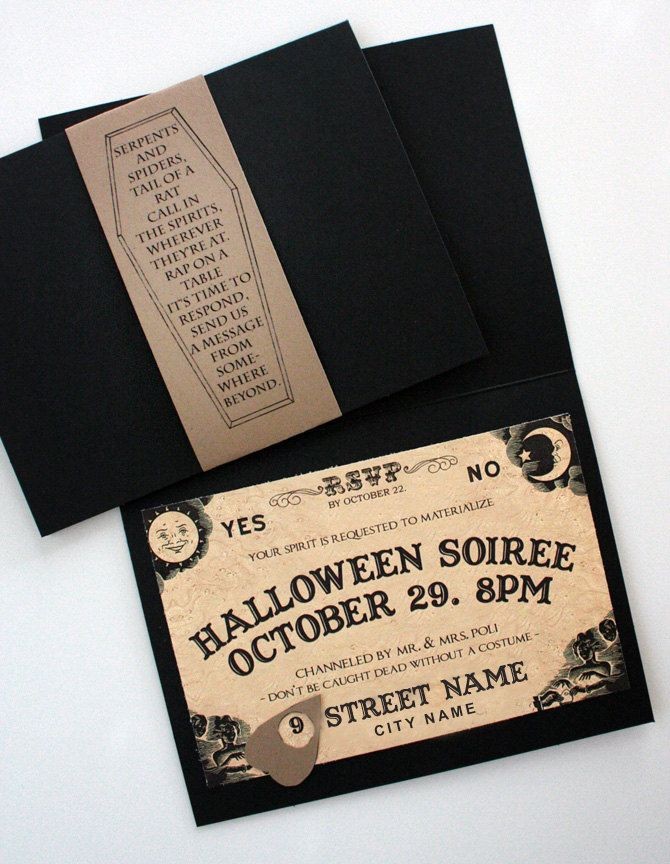 convite halloween (Foto: Pinterest)