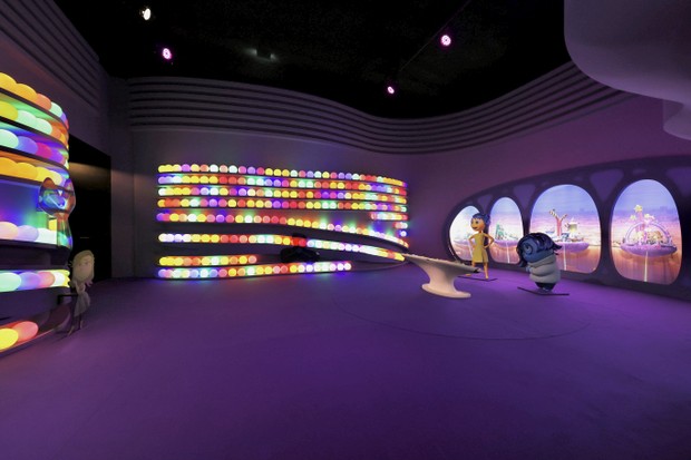 Mundo Pixar: exposição tem 2.800 m² divididos em 13 ambientes imersivos (Foto: The Walt Disney Company)