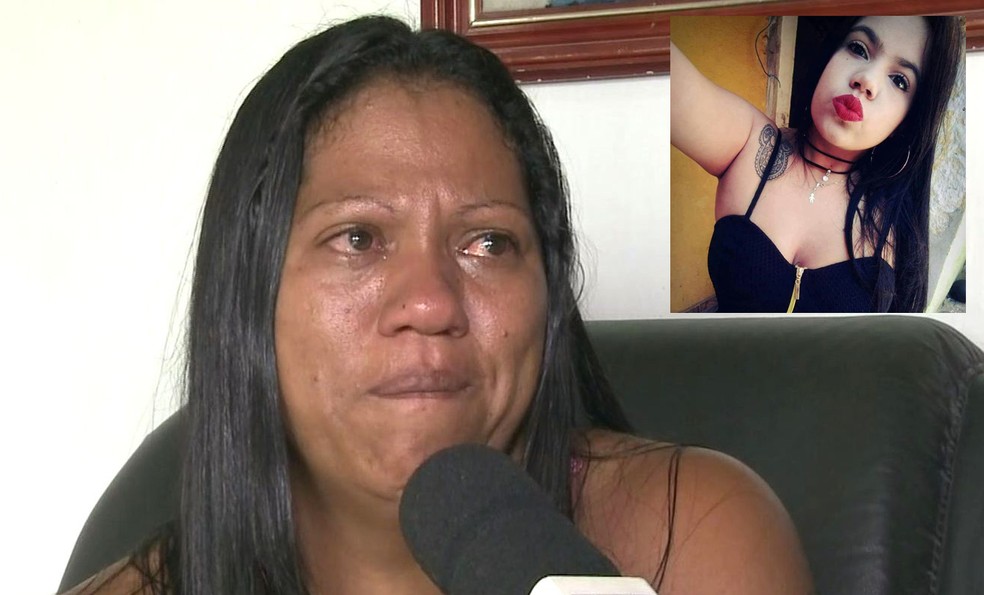 Mãe viu a filha ser morta na frente dela em Juquiá, SP (Foto: Reprodução/TV Tribuna)