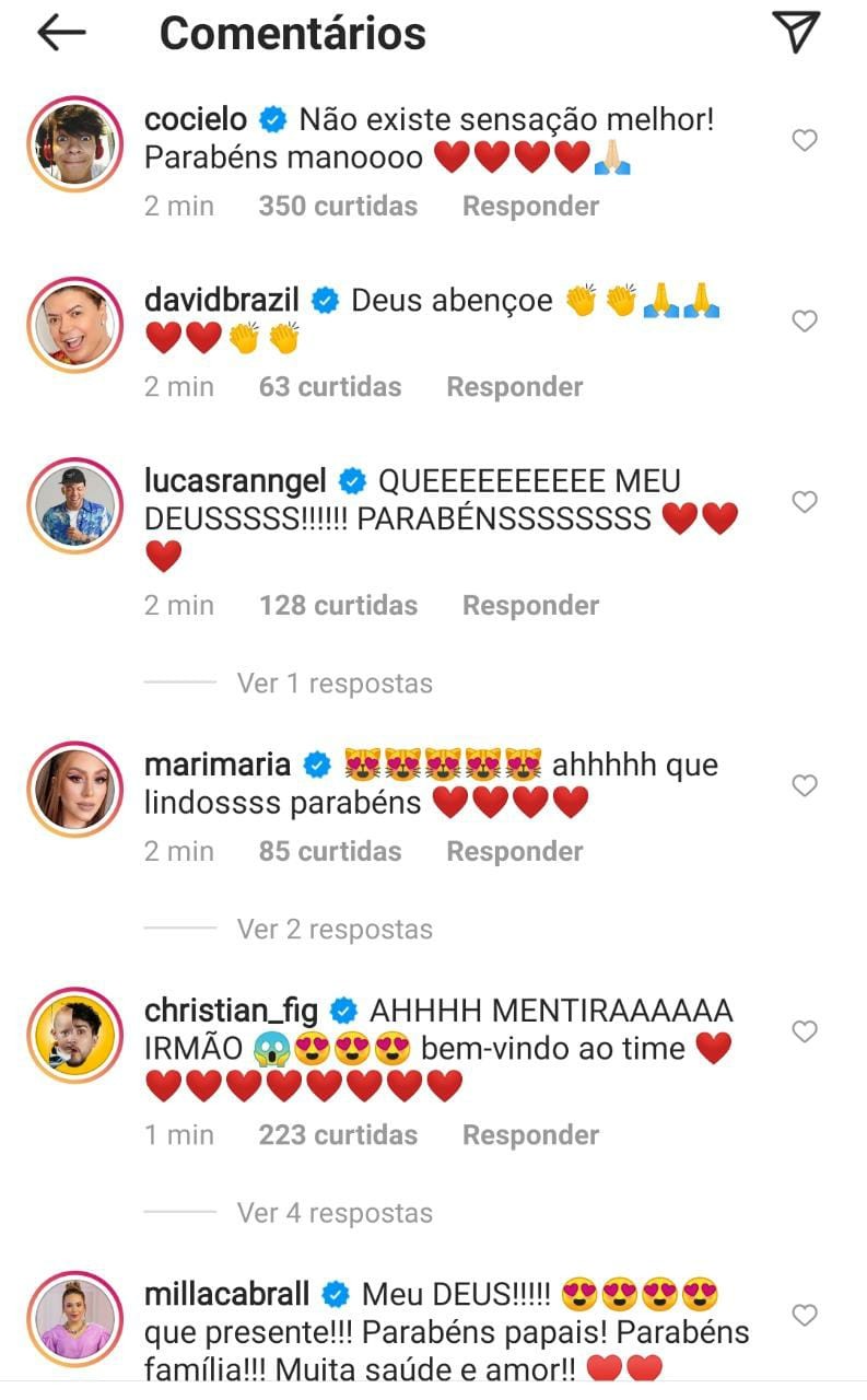 Famosos parabenizam gravidez de Maria Lina Deggan, que espera primeiro bebê de Whindersson Nunes (Foto: Reprodução/Instagram)