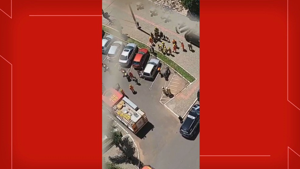 Granada de som e luz encontrada em Águas Claras, no DF, mobiliza forças de segurança — Foto: Arquivo pessoal