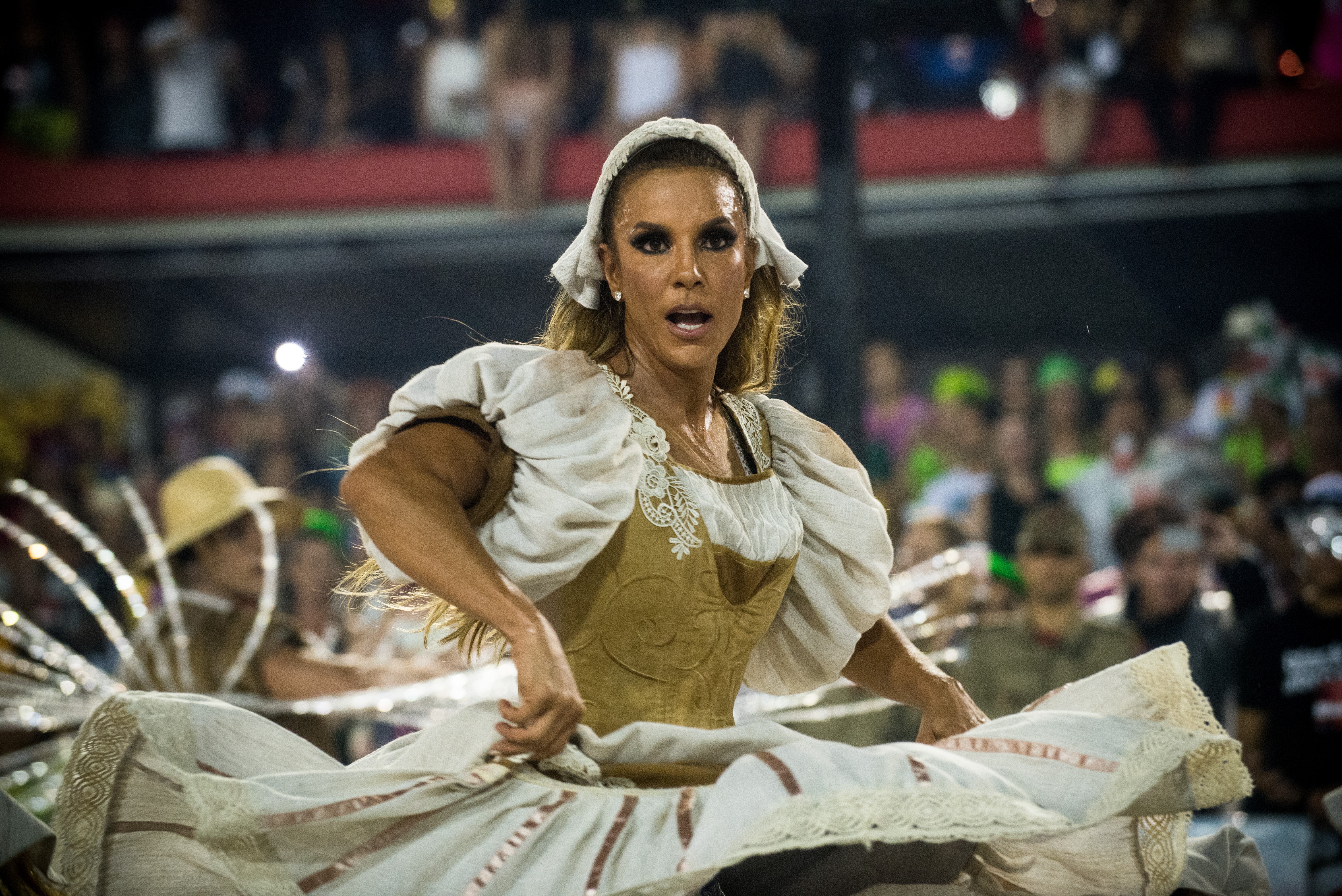 Ivete Sangalo em desfile da Grande Rio (Foto: Getty Images)