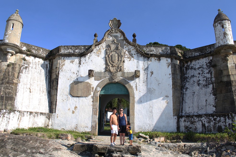 A Fortaleza de Nossa Senhora do Prazeres. — Foto: Marcio Kubo